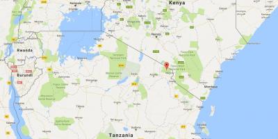Tanzania ubicación en el mapa del mundo