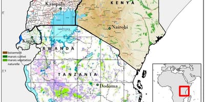 Mapa de tanzania para mostrar sitios históricos